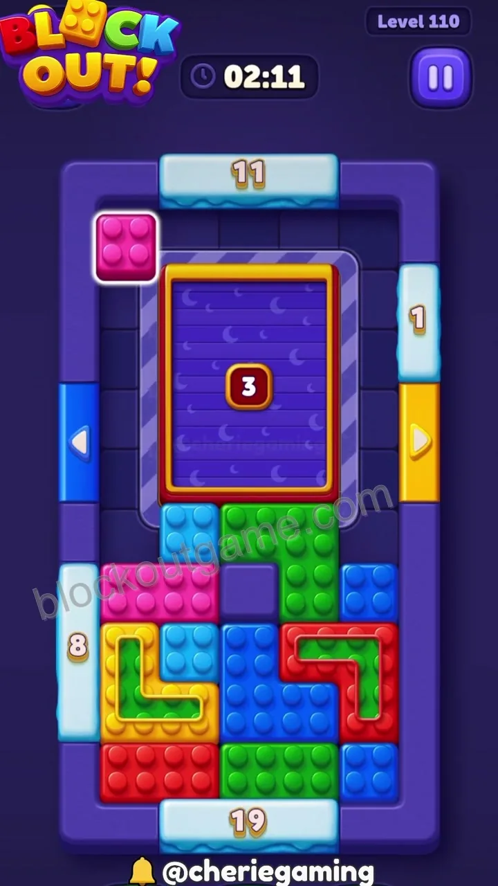 Block Out Level 110 step 3