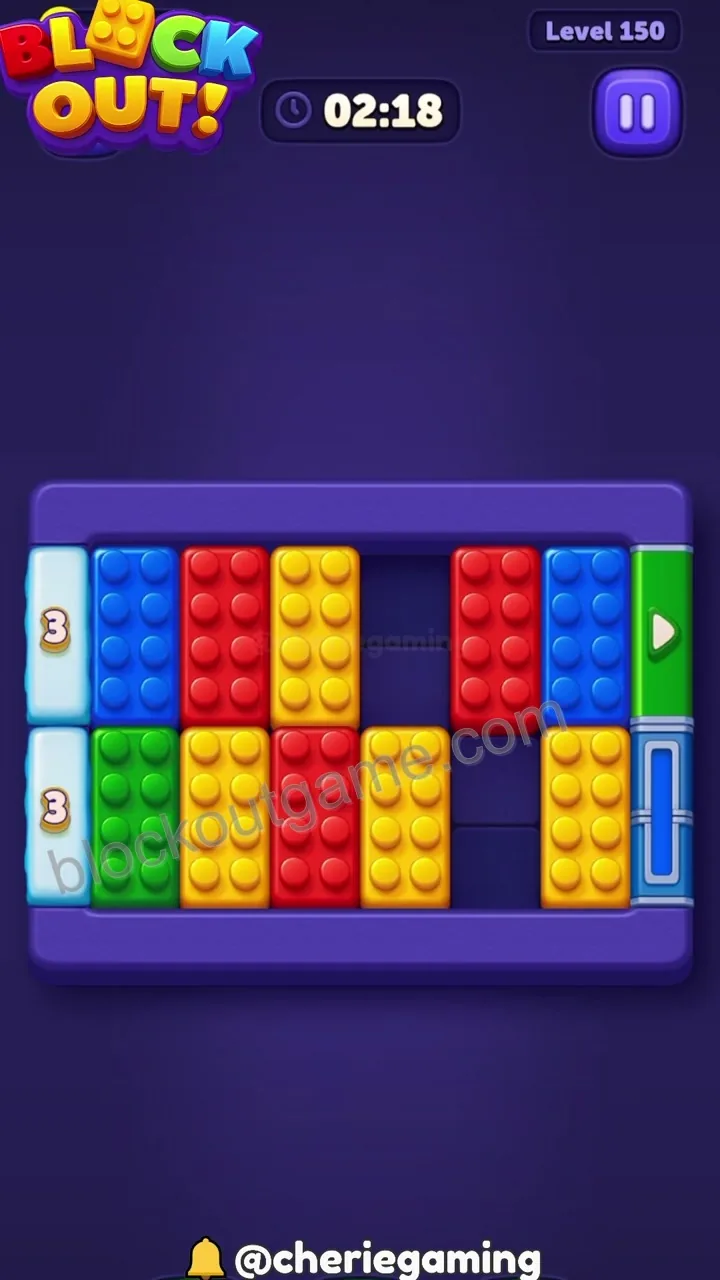Block Out Level 150 step 5