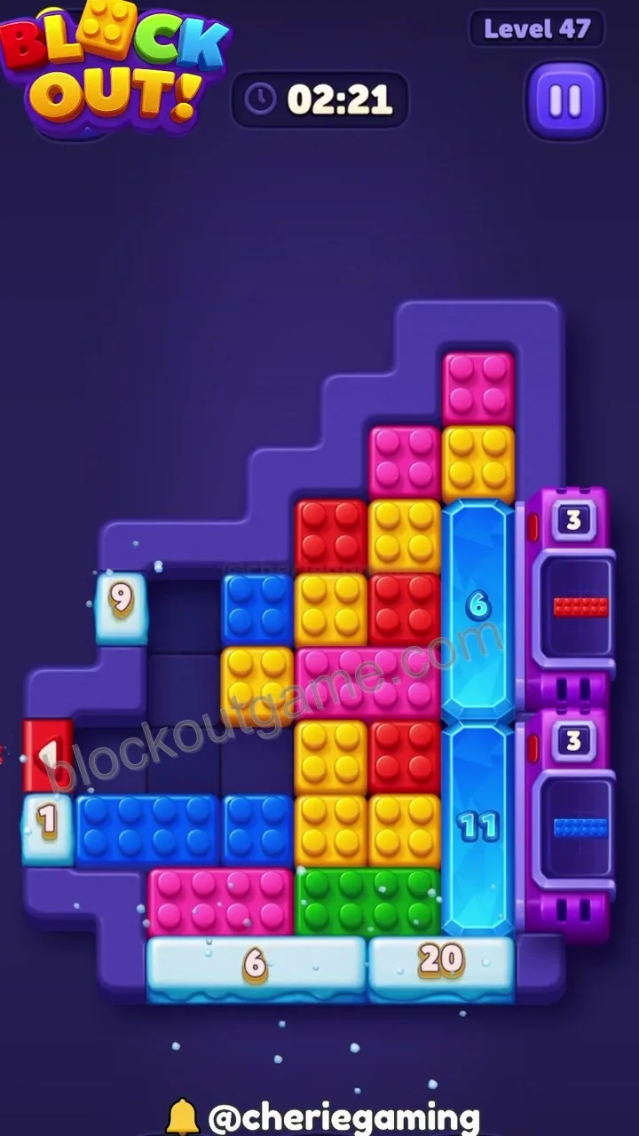 Block Out Level 47 step 3