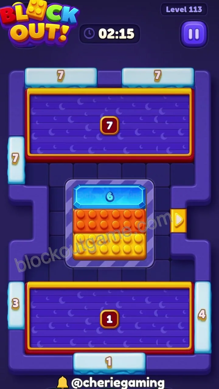 Block Out Level 113 walkthrough preview
