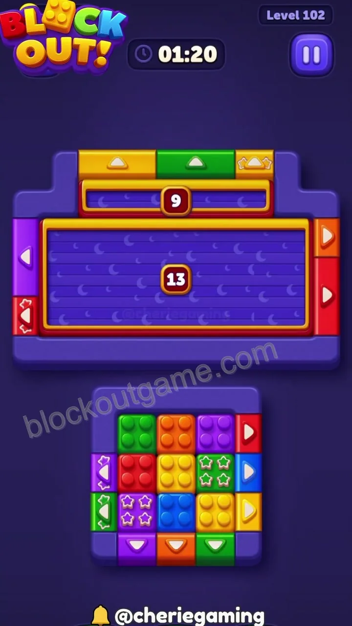 Block Out Level 102 walkthrough preview