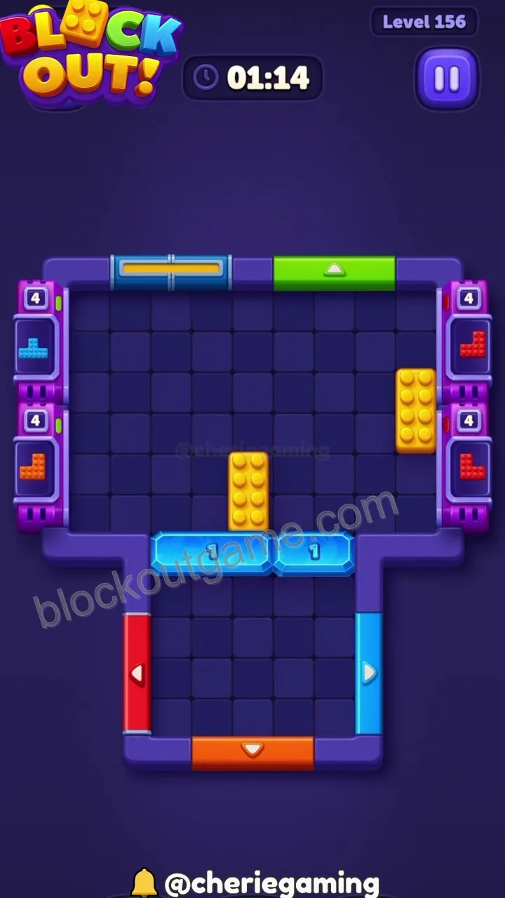 Block Out Level 156 step 2