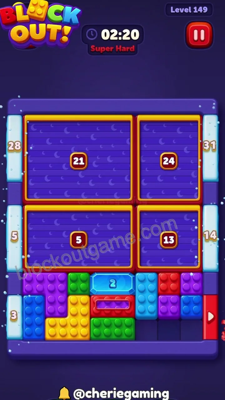 Block Out Level 149 step 2