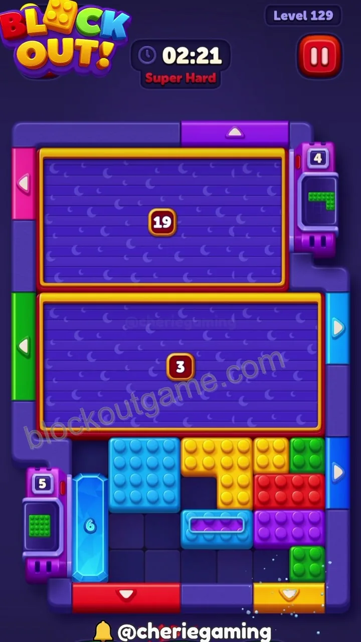 Block Out Level 129 step 5