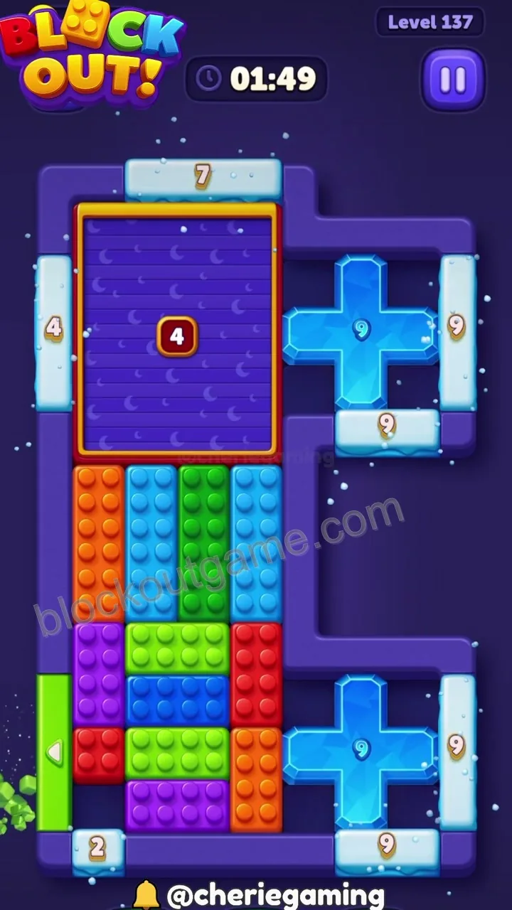 Block Out Level 137 step 2