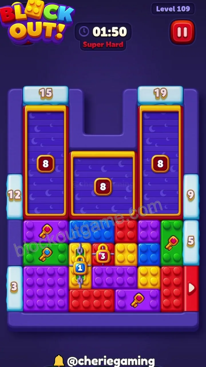 Block Out Level 109 walkthrough preview