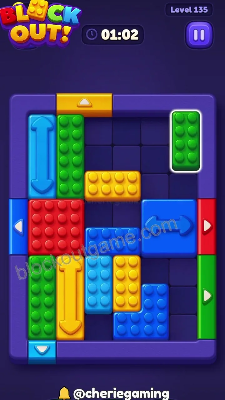 Block Out Level 135 step 7
