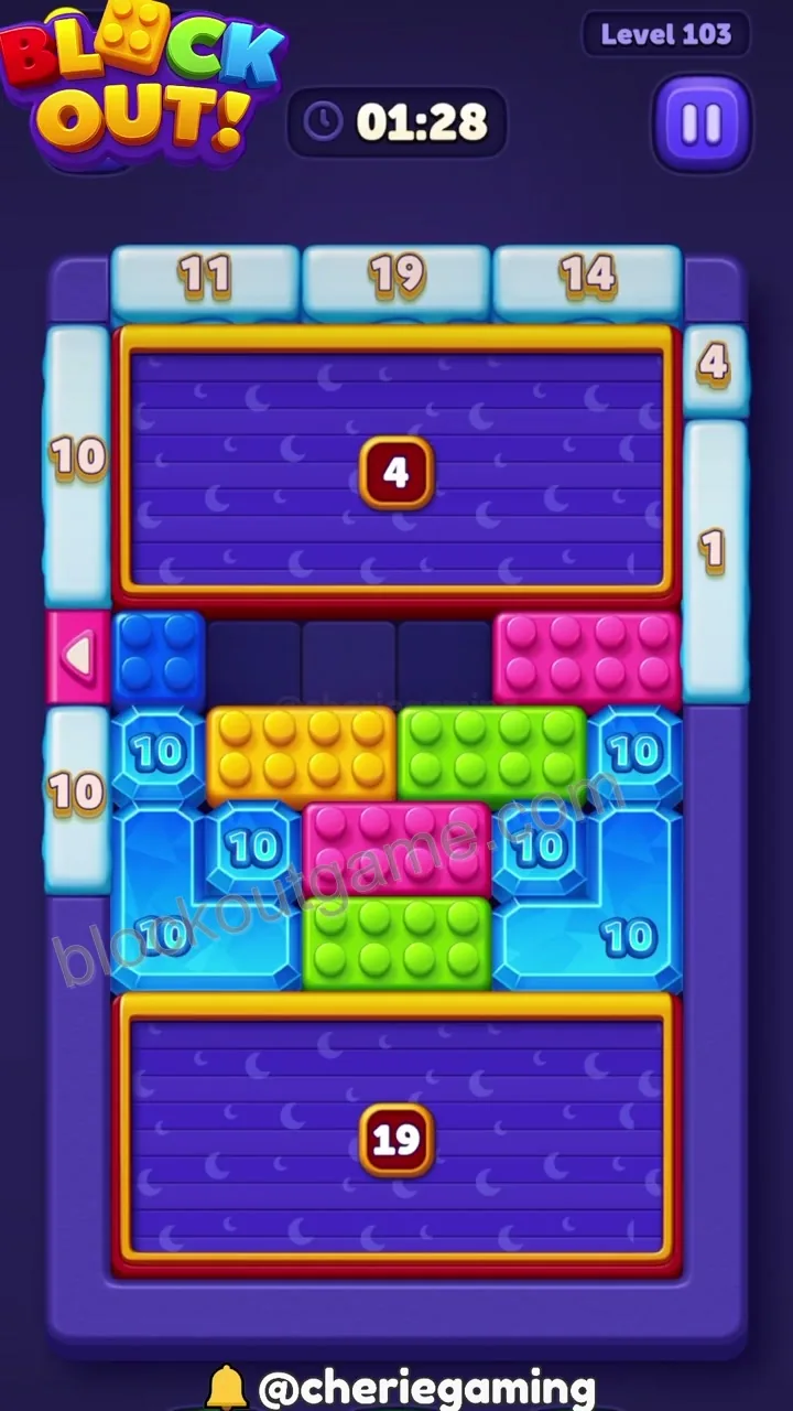 Block Out Level 103 step 2
