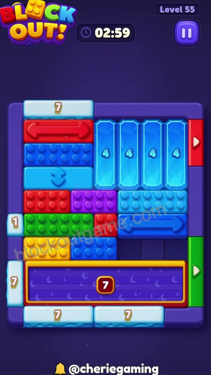 Block Out Level 55 step 2