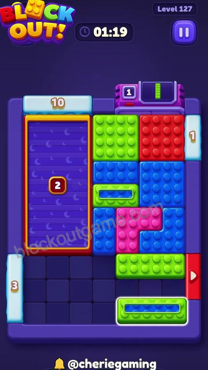 Block Out Level 127 step 5