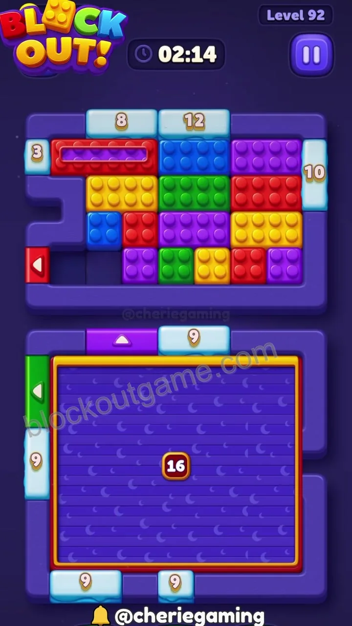 Block Out Level 92 step 2
