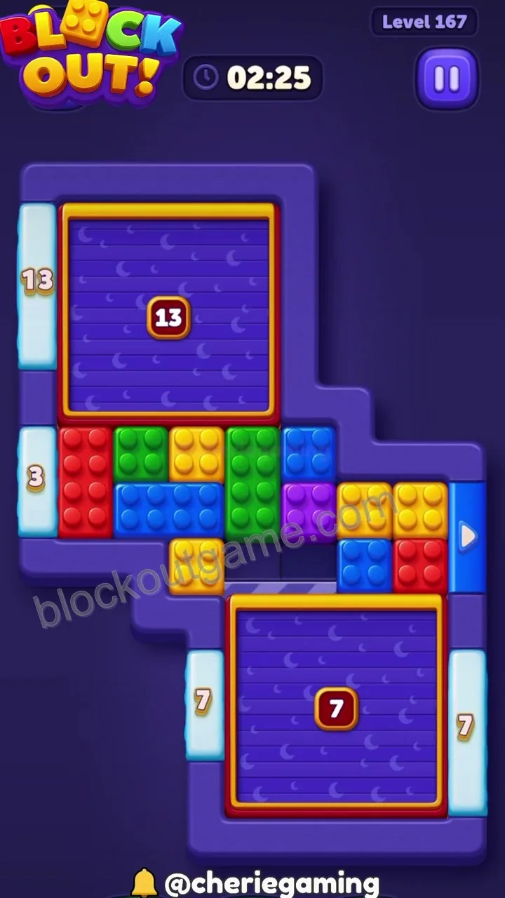 Block Out Level 167 step 2