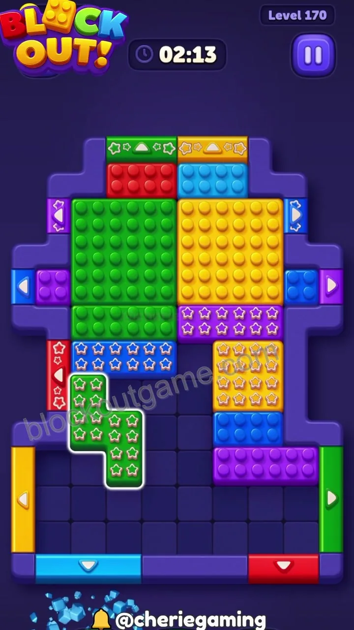 Block Out Level 170 step 6