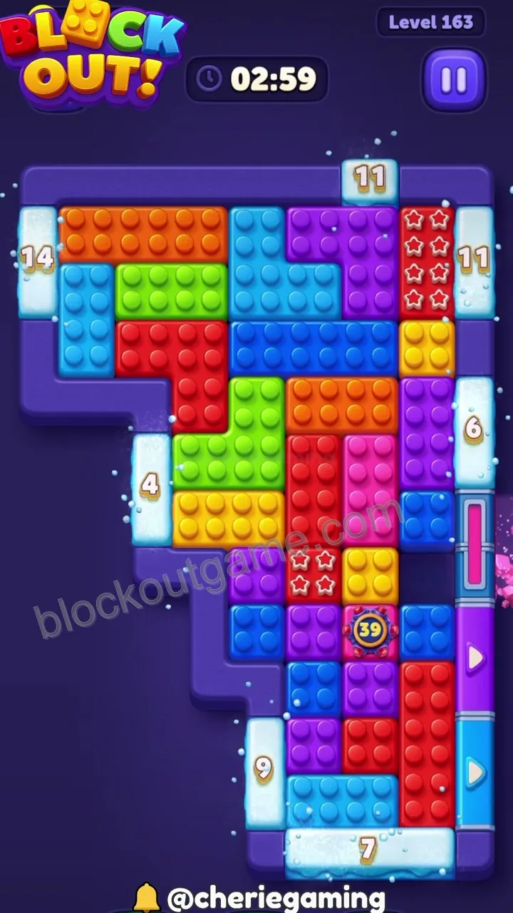 Block Out Level 163 step 2