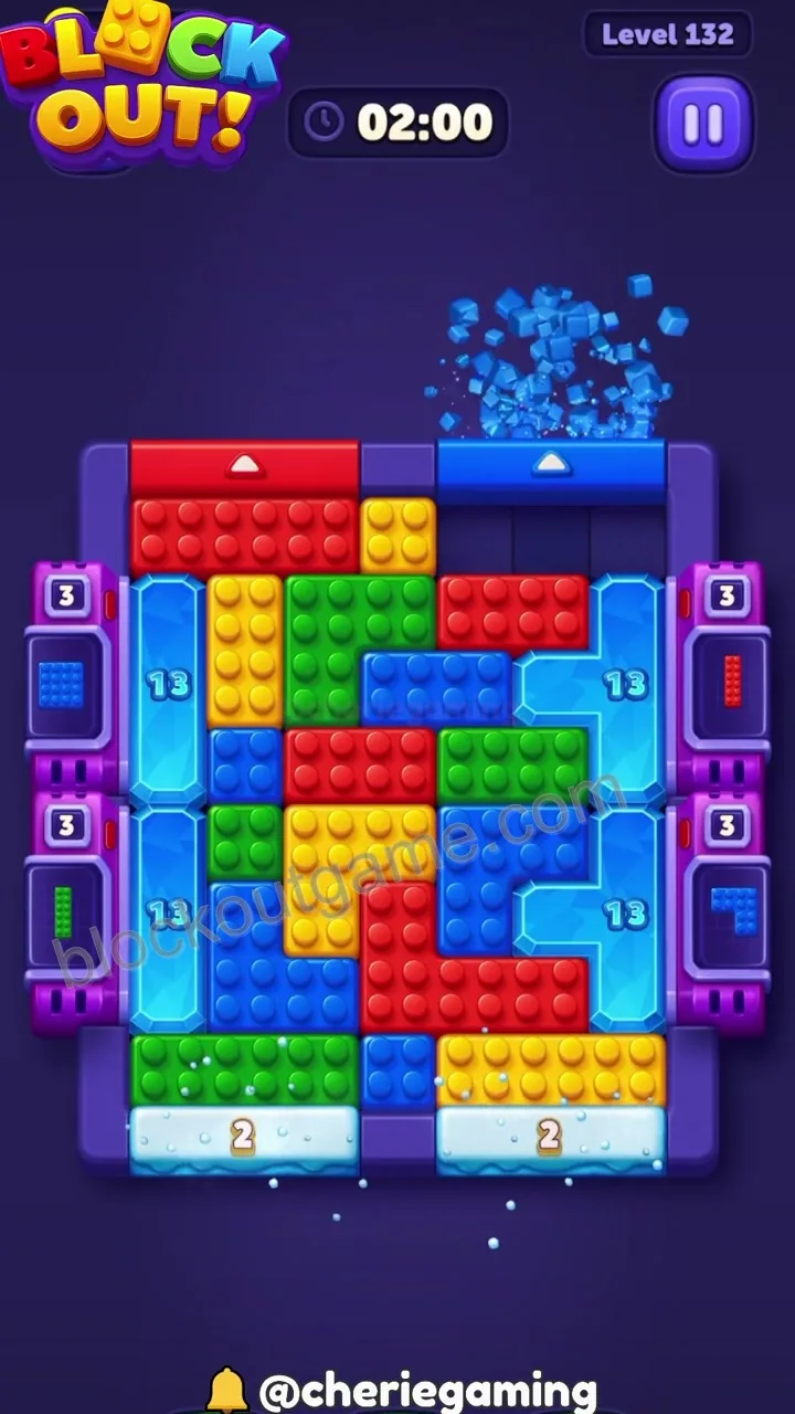 Block Out Level 132 step 2