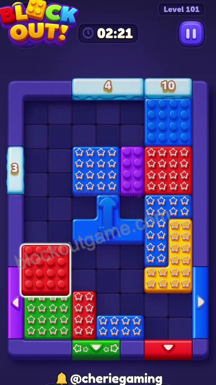 Block Out Level 101 step 6