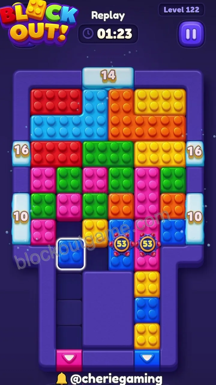 Block Out Level 122 step 7
