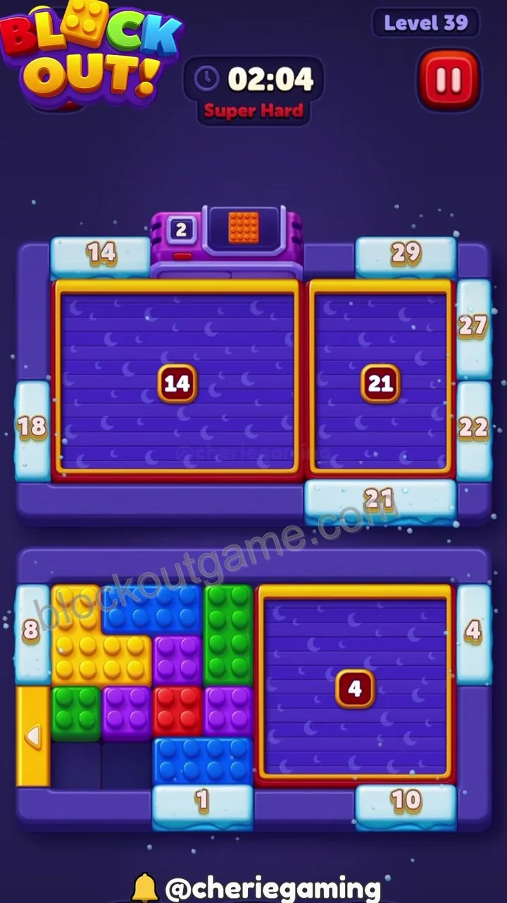 Block Out Level 39 step 2