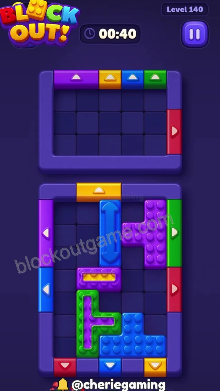 Block Out Level 140 step 6