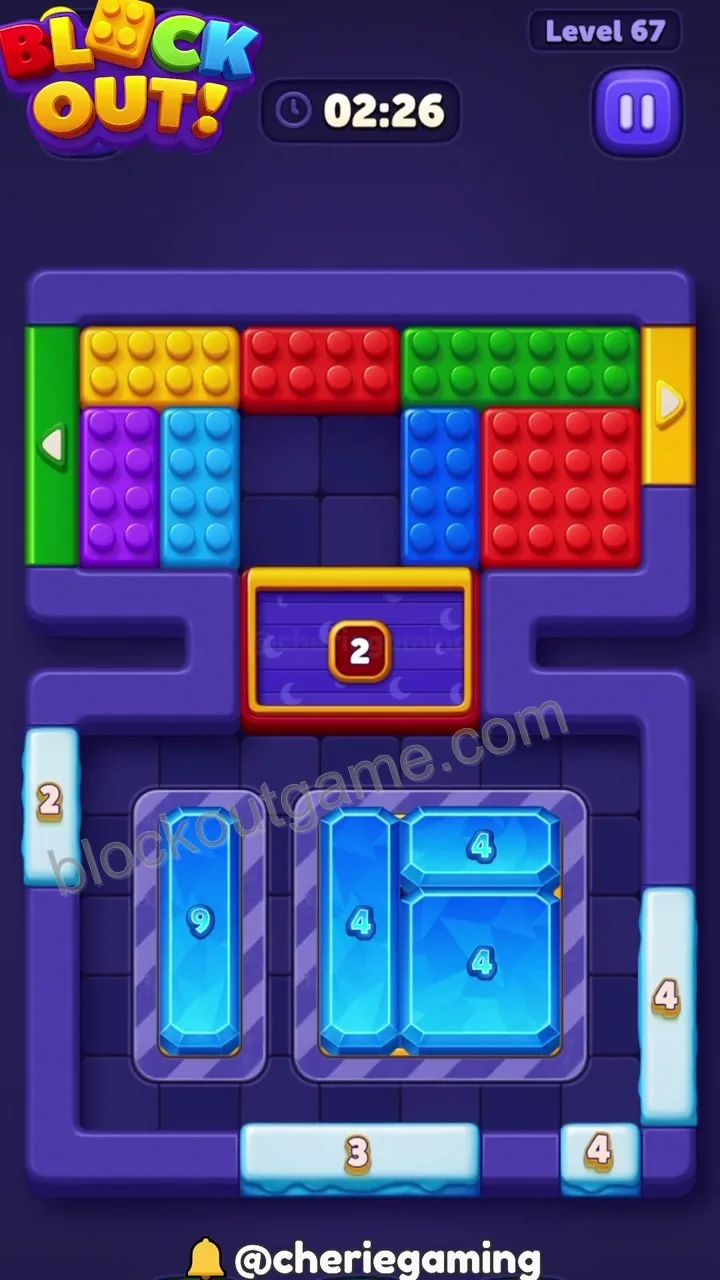 Block Out Level 67 step 2