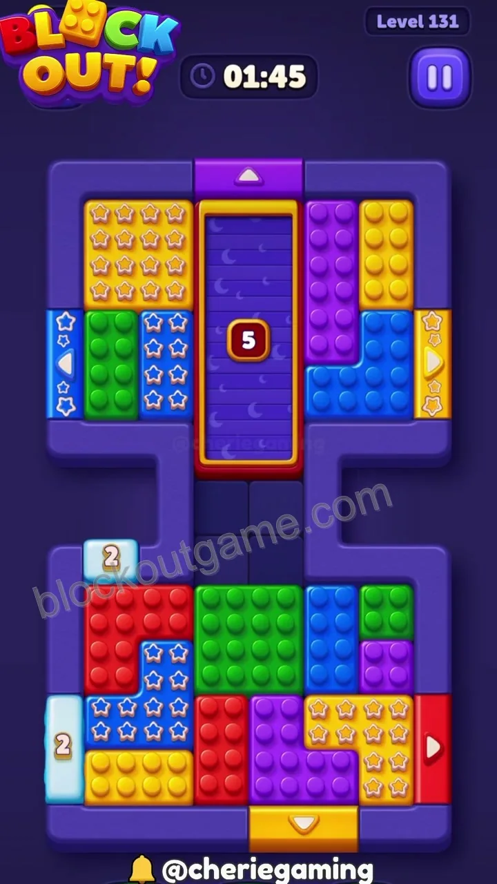 Block Out Level 131 walkthrough preview