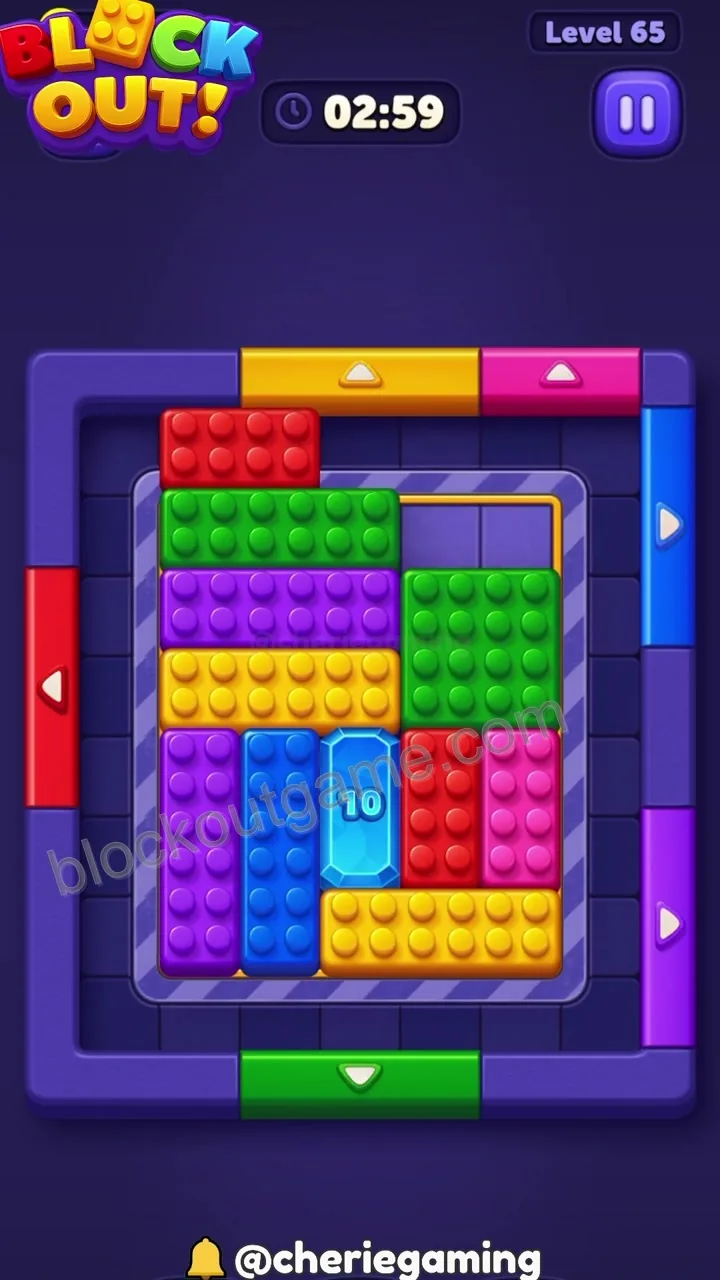 Block Out Level 65 step 2