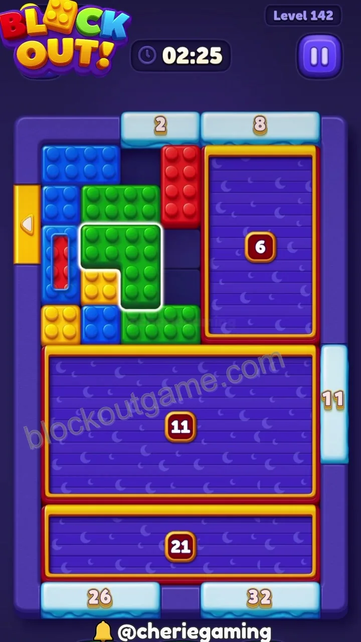 Block Out Level 142 step 2