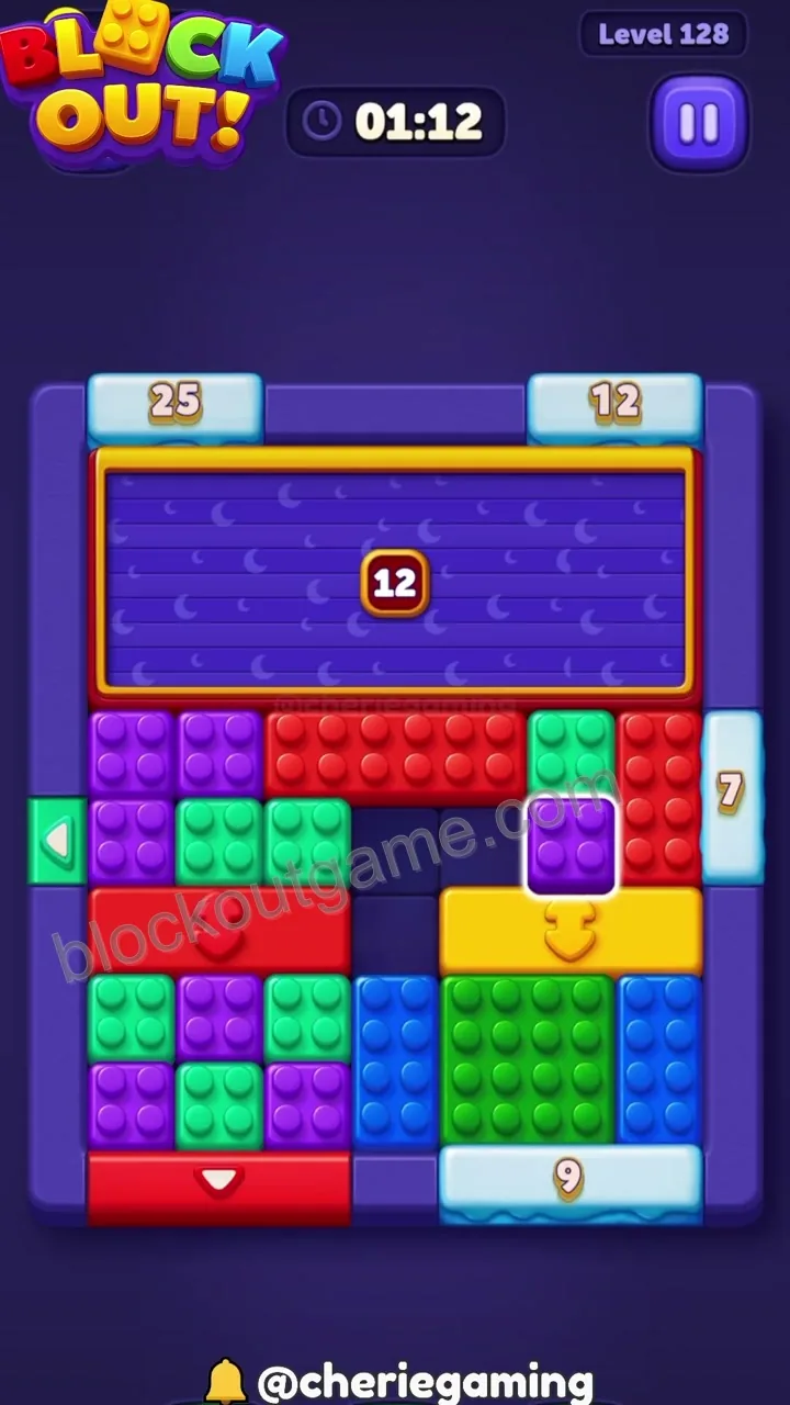 Block Out Level 128 step 3