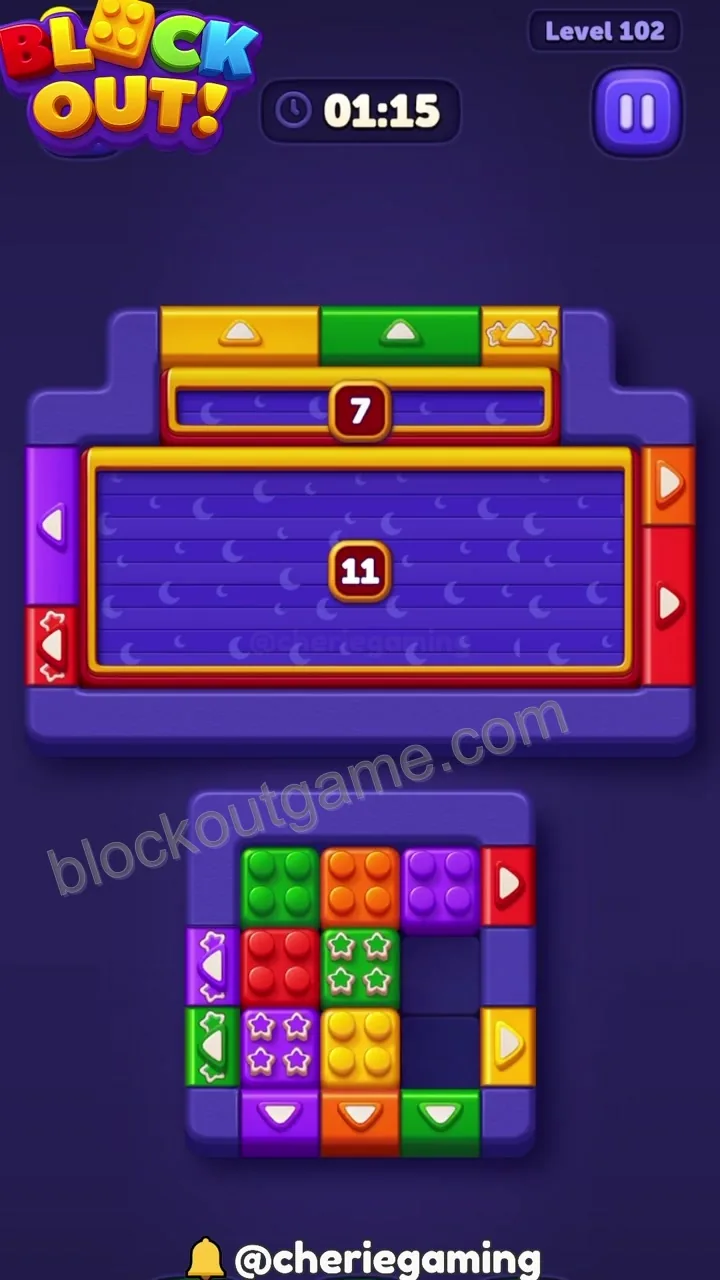 Block Out Level 102 step 3