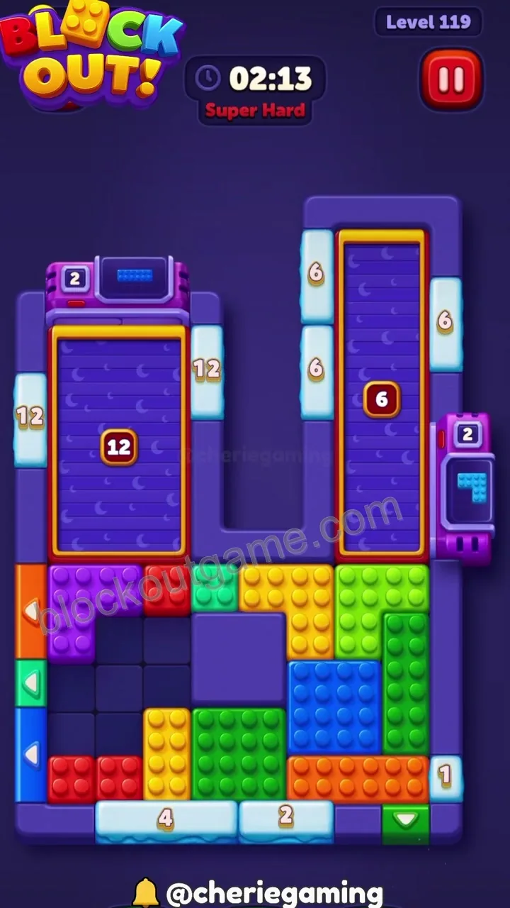 Block Out Level 119 step 3