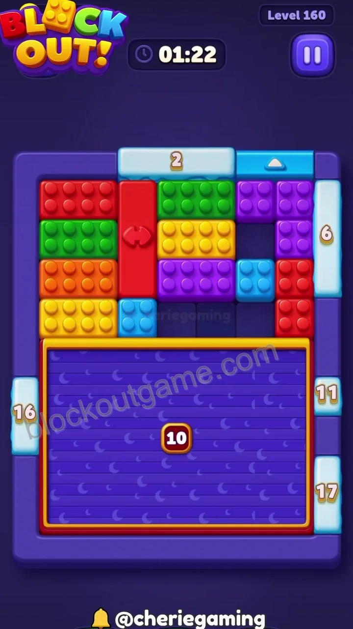 Block Out Level 160 step 4