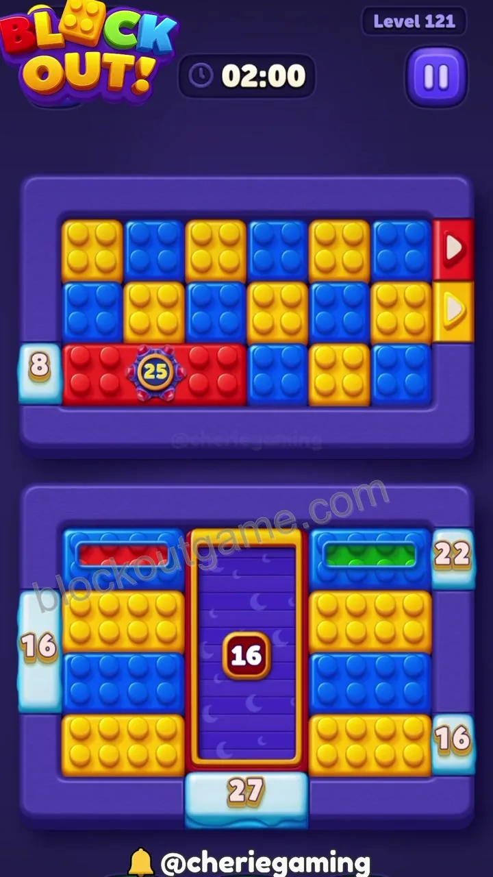Block Out Level 121 step 1