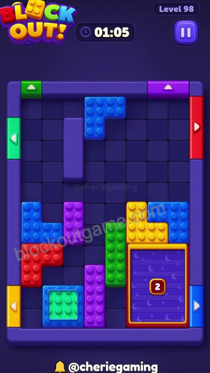 Block Out Level 98 step 7