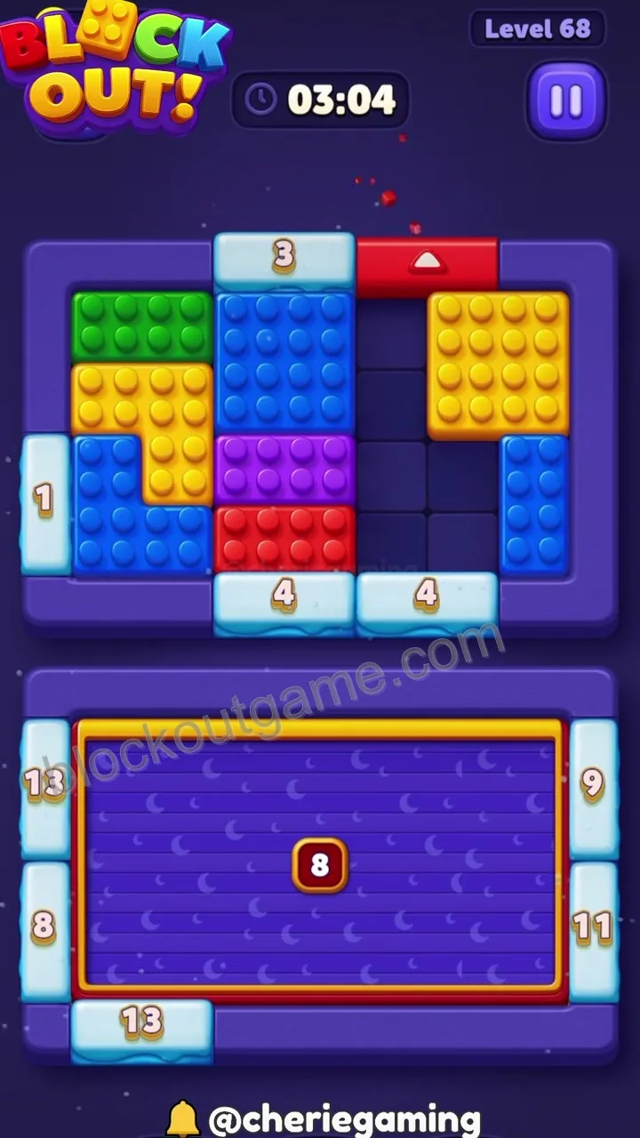 Block Out Level 68 step 4
