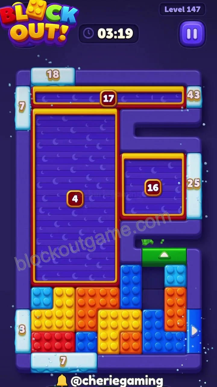Block Out Level 147 step 2