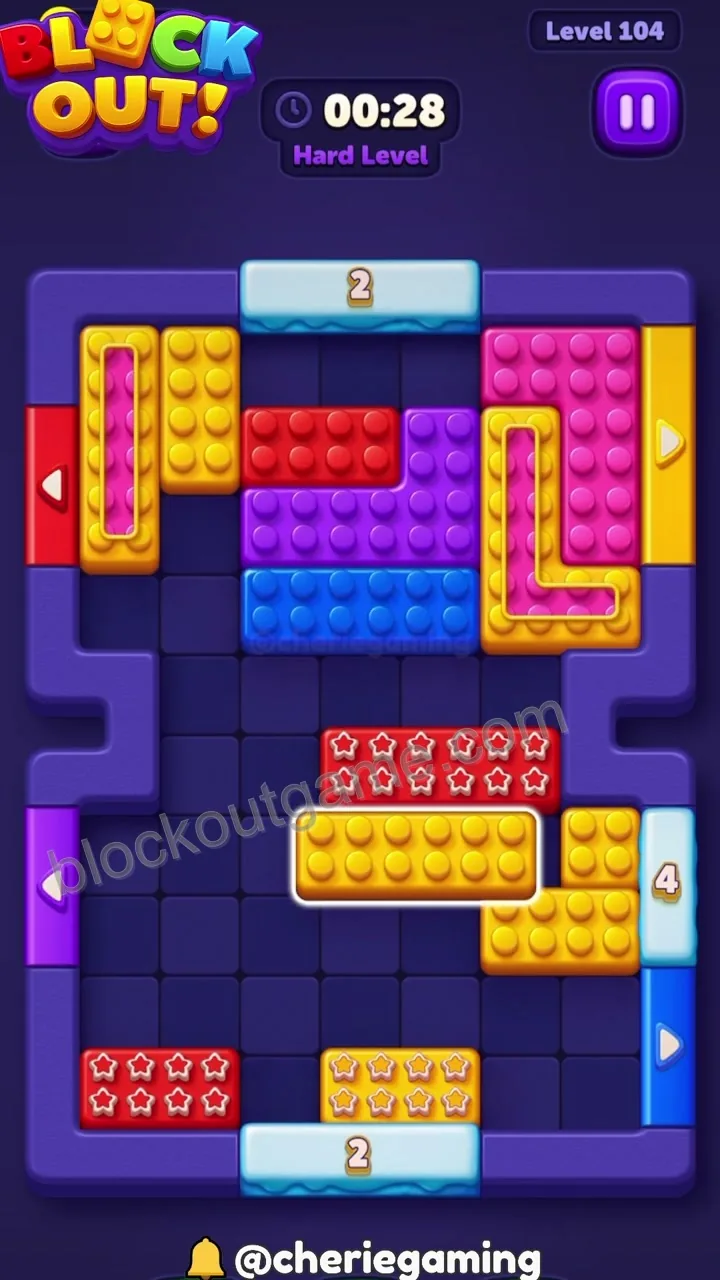 Block Out Level 104 step 6