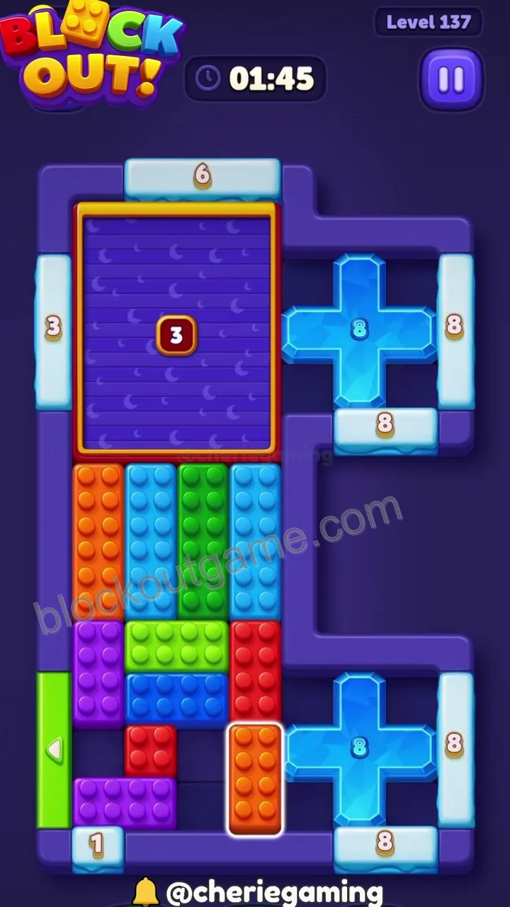 Block Out Level 137 step 3