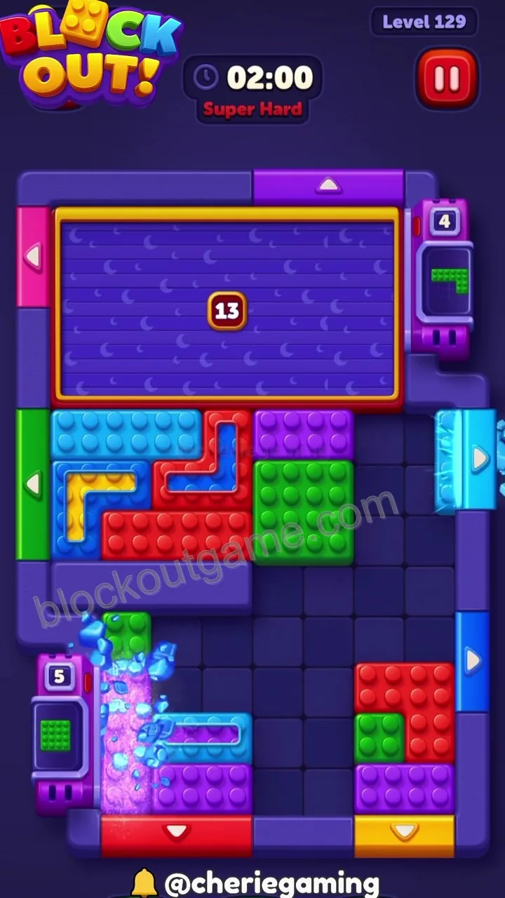 Block Out Level 129 step 7