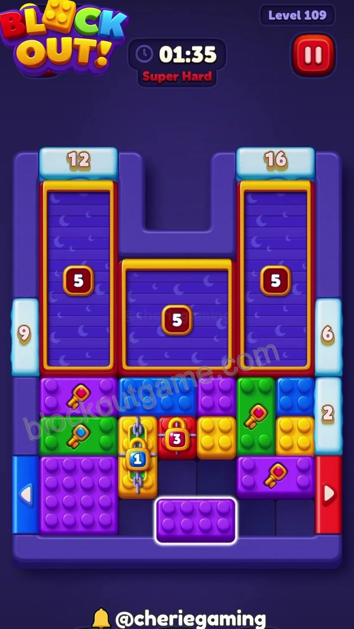 Block Out Level 109 step 3