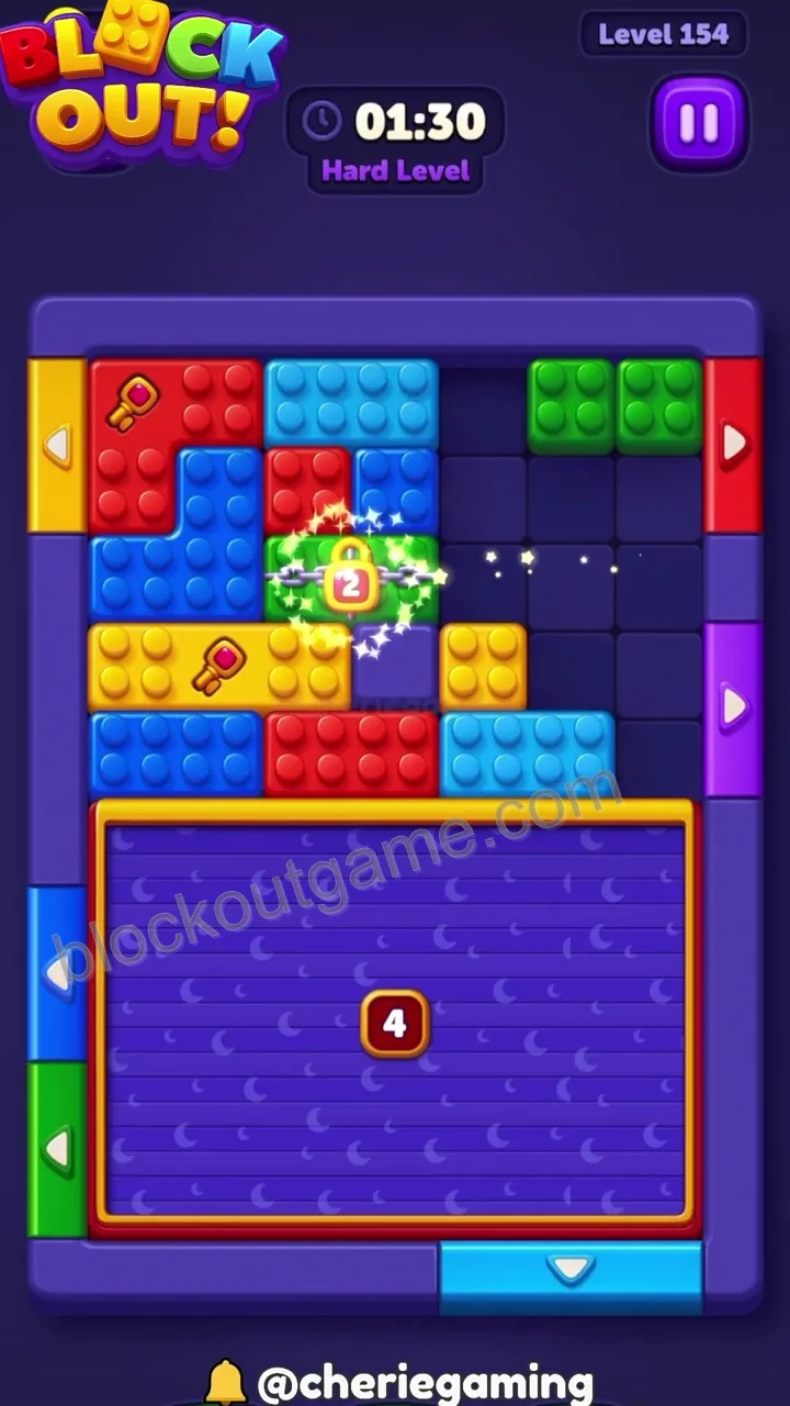 Block Out Level 154 step 4