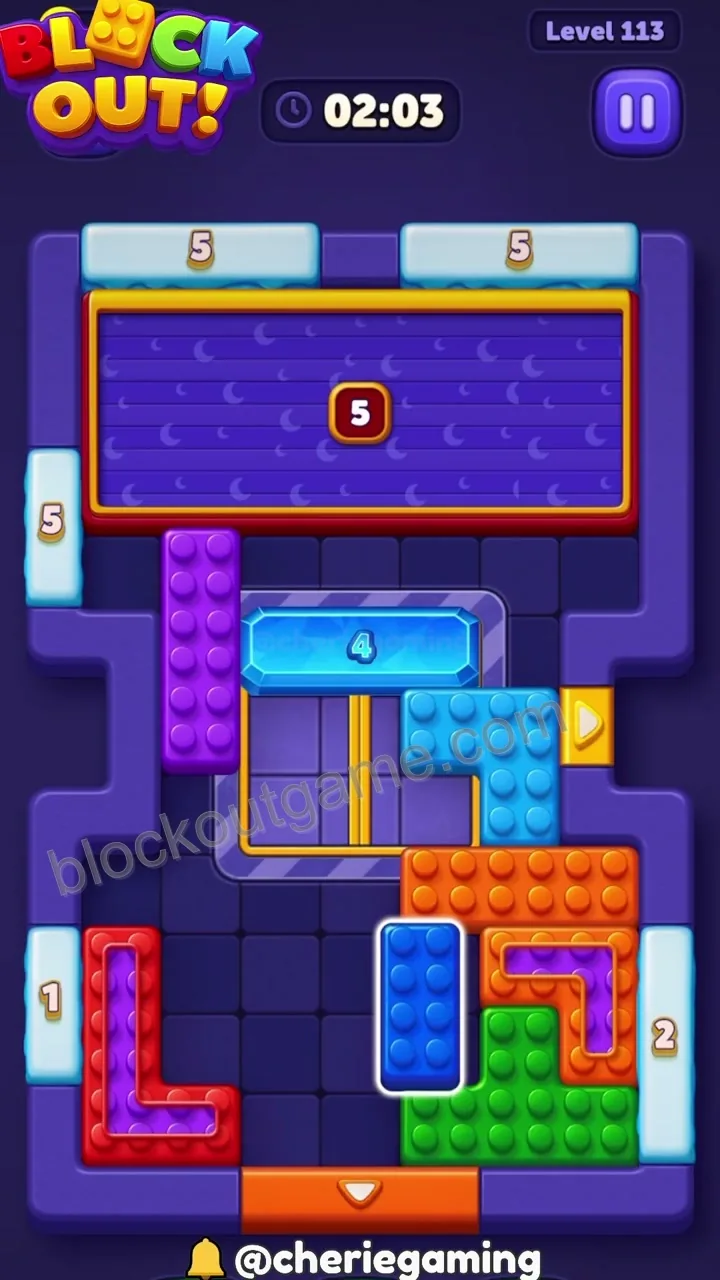Block Out Level 113 step 4
