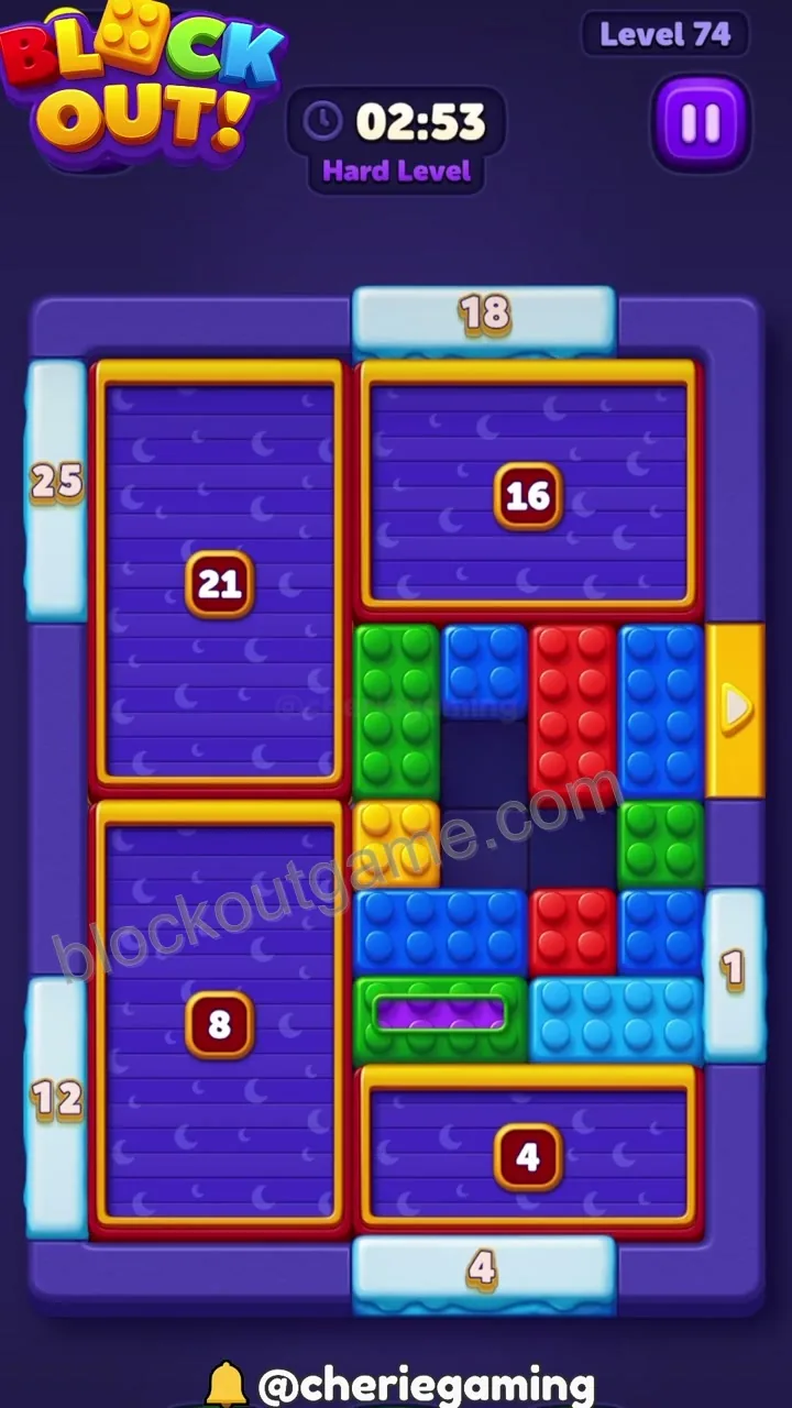 Block Out Level 74 step 2