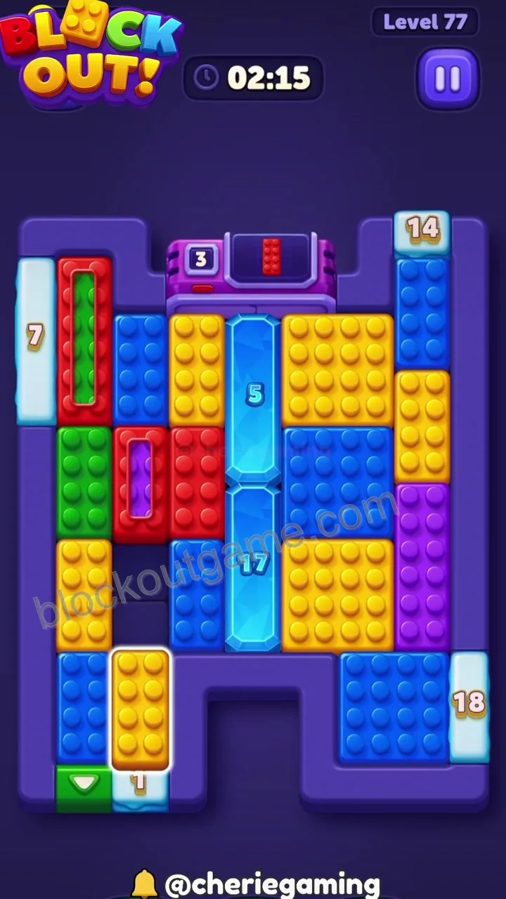 Block Out Level 77 step 3