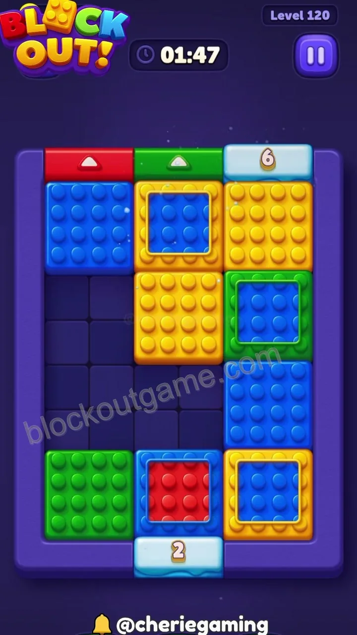 Block Out Level 120 step 7