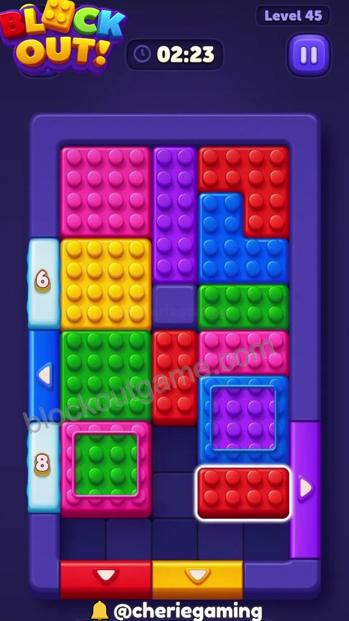 Block Out Level 45 step 3