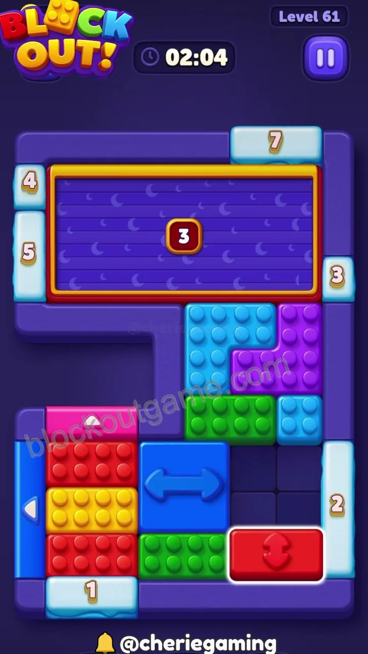 Block Out Level 61 step 3