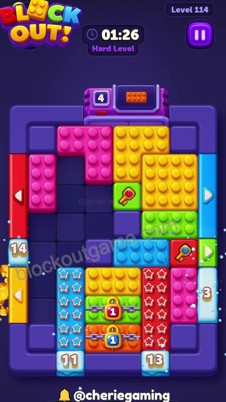 Block Out Level 114 step 4