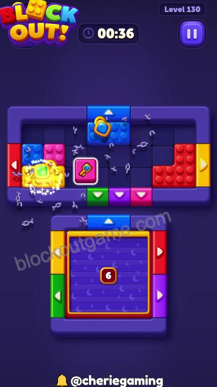 Block Out Level 130 step 6