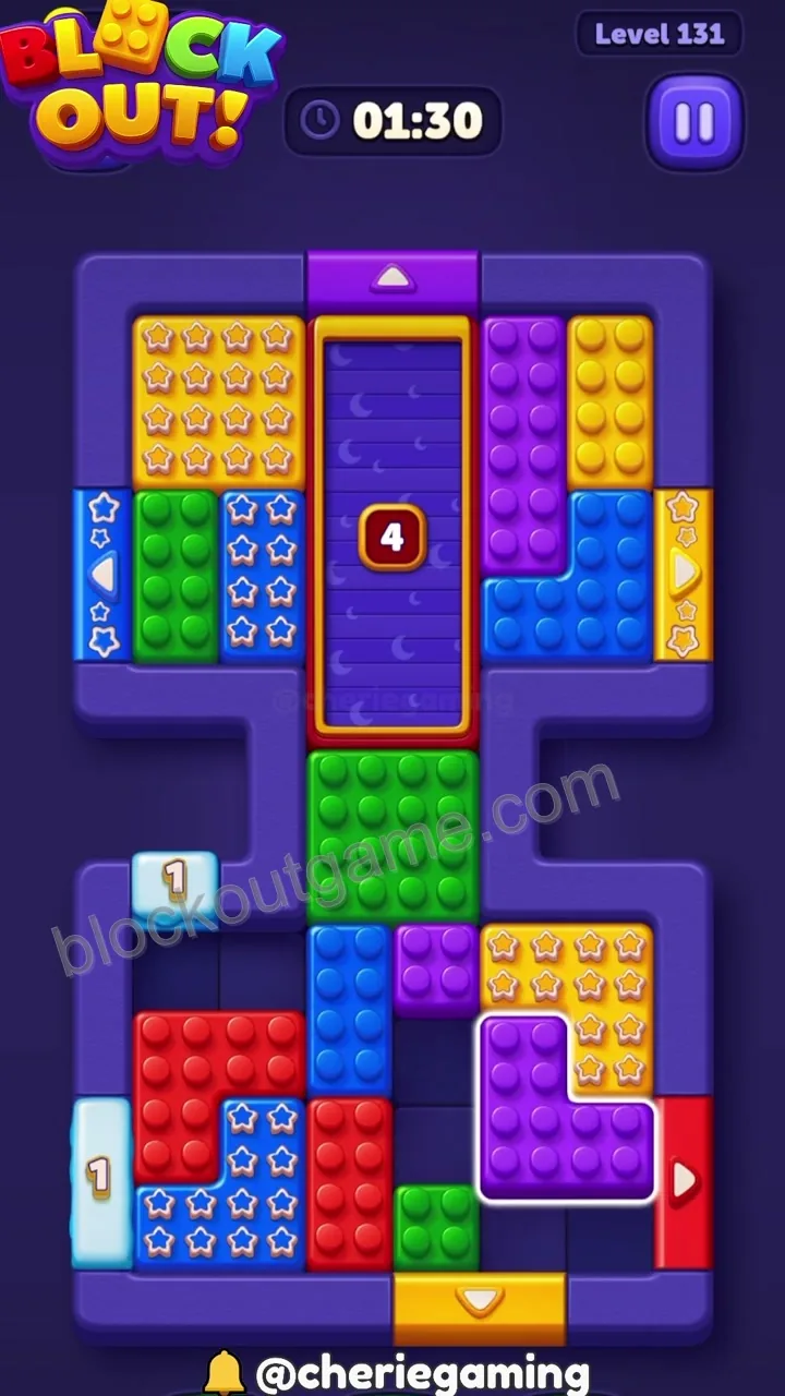 Block Out Level 131 step 4