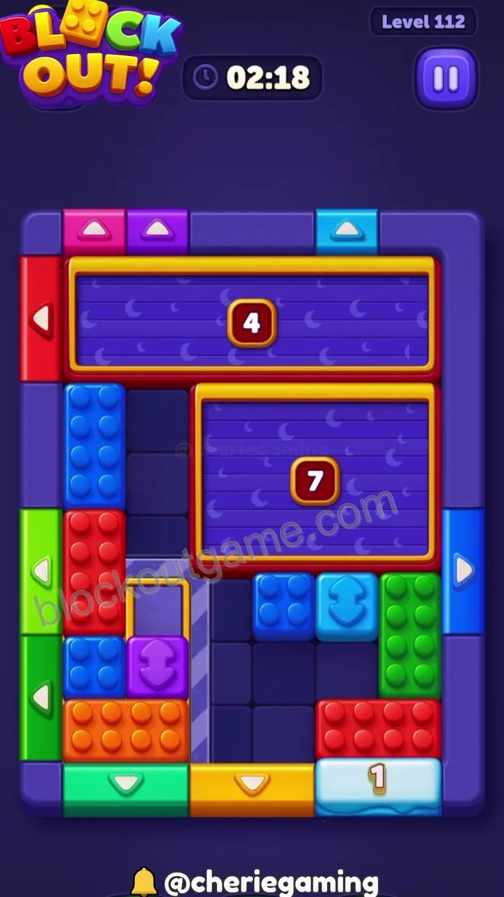 Block Out Level 112 step 4